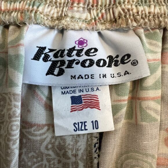 VTG Katie Brooke Skirt Womens 10 Patchwork Abstract Boho Festival 80s Hippie - Picture 7 of 12